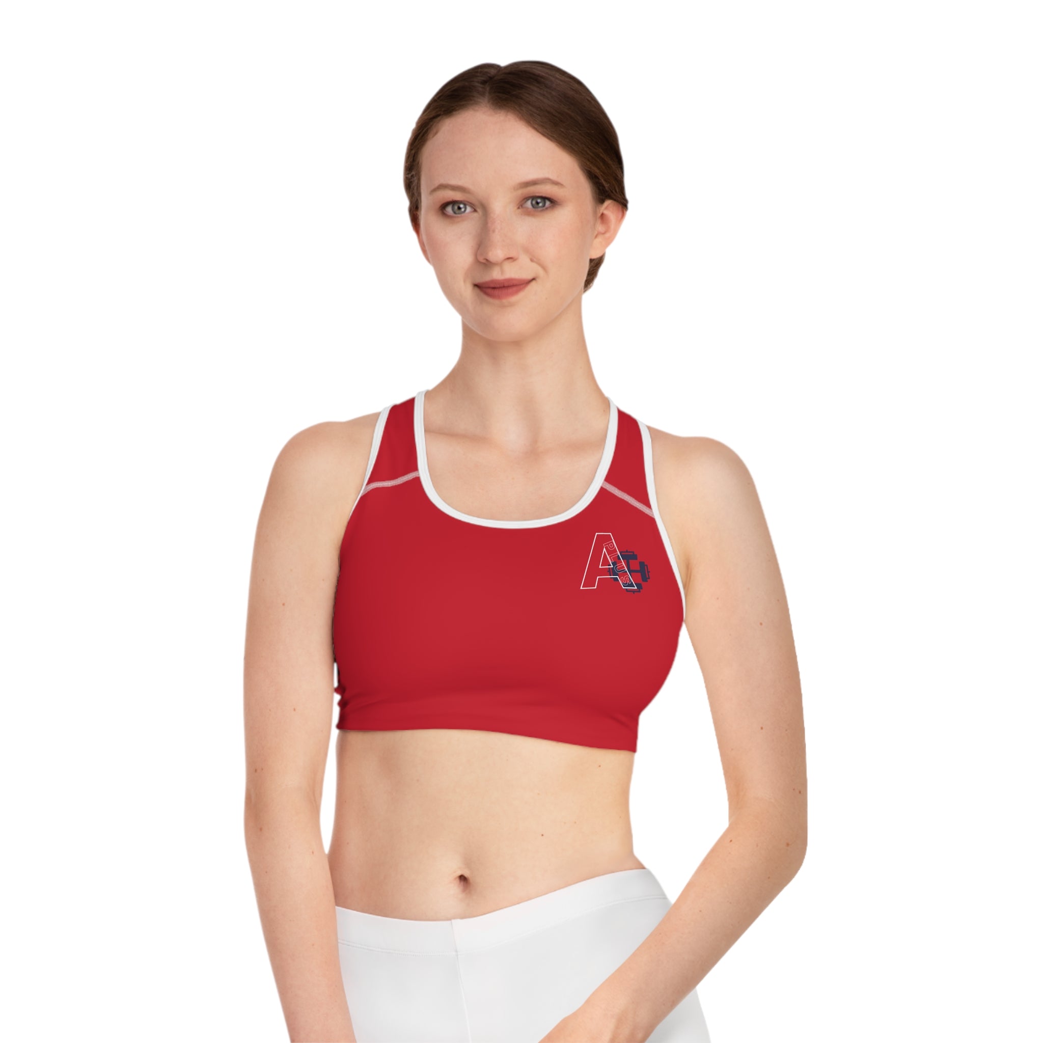 Minimalist A+ Logo Women's Athletic Top - Red