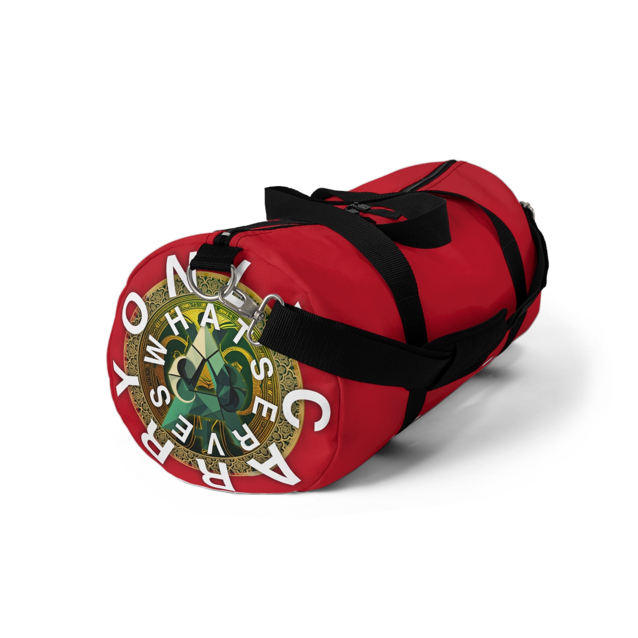 Only Carry What Serves A+ Gym Tote - Red