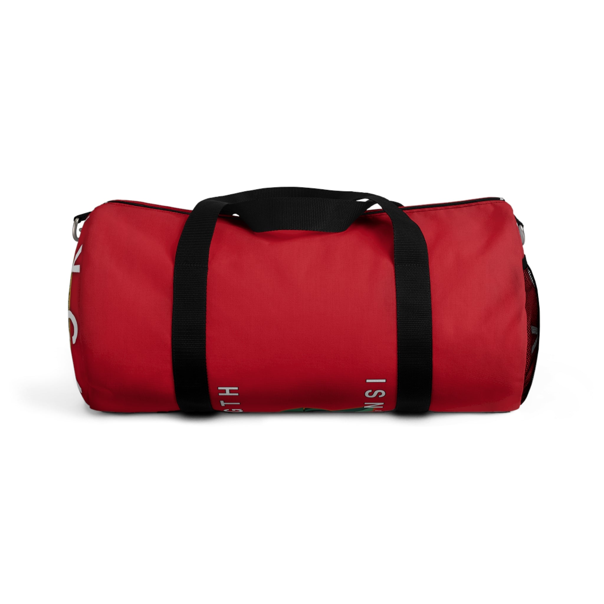 Only Carry What Serves A+ Gym Tote - Red