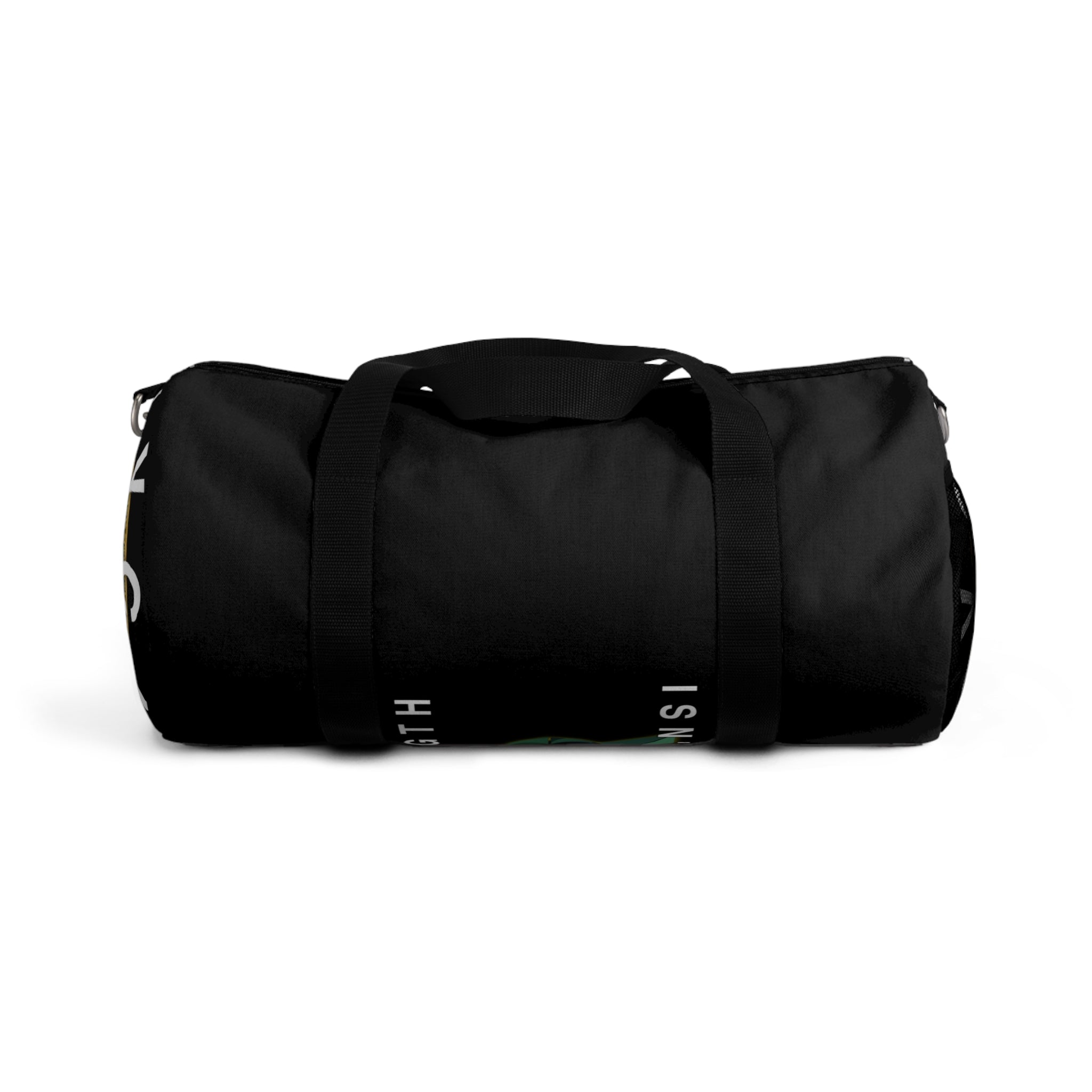 Only Carry What Serves A+ Gym Tote - Black