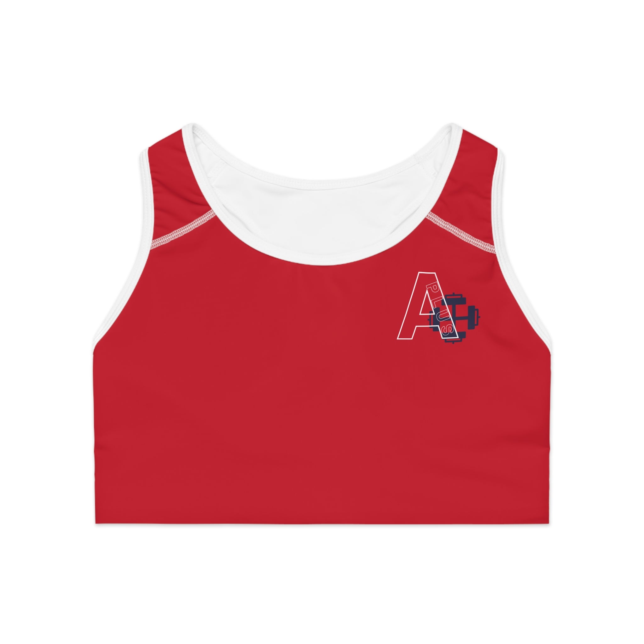 Minimalist A+ Logo Women's Athletic Top - Red